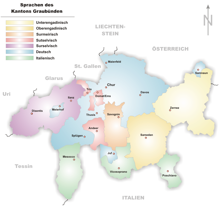 schweizer sprachgebiete